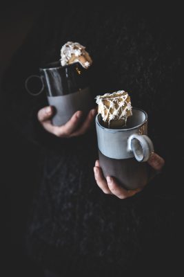 Biscotti al burro e mandorle con arancia e vaniglia